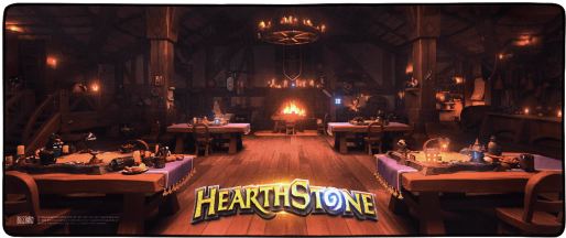 Hearthstone Tavern Gaming Desk Mat - Hearthstone By Chelsea Monroe-cassel (550x550), Png Download