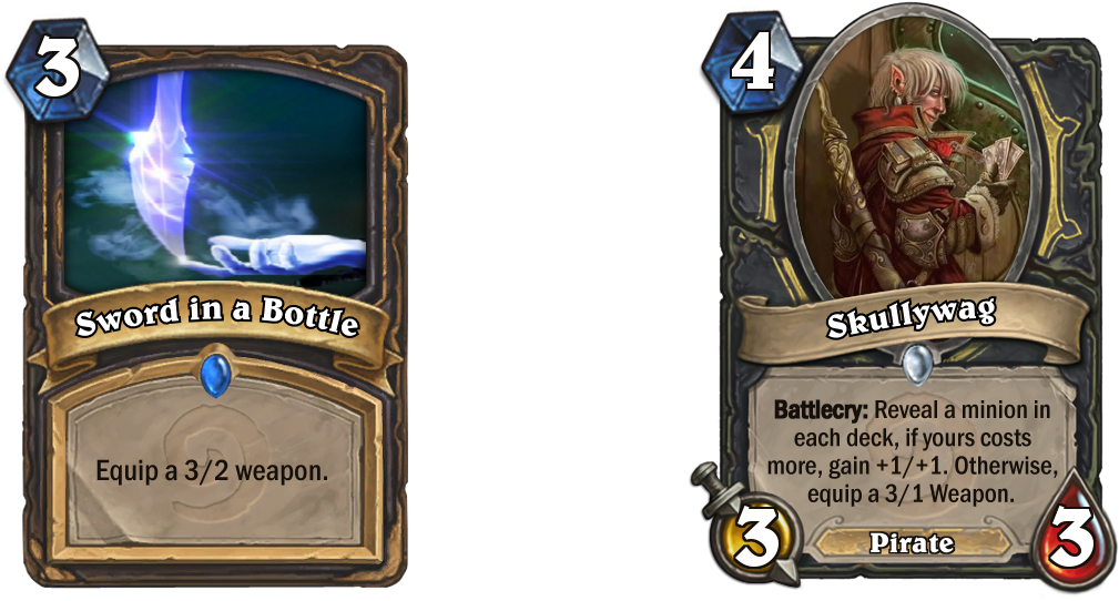 Hearthstone Player Protests The Lack Of Rogue Weapons - Hearthstone Weapon Cards Rogue (1280x720), Png Download