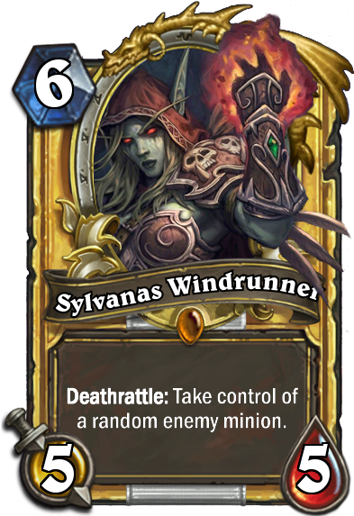 Sylvanas Windrunner - Hearthstone Card (400x573), Png Download