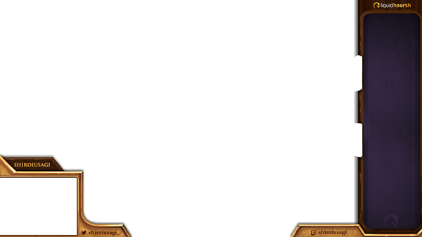 Hearthstone Twitch Overlay (600x337), Png Download