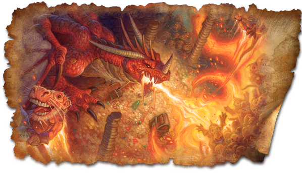Inblog 09 Hs Lw - Dragon's Fury Hearthstone (600x351), Png Download