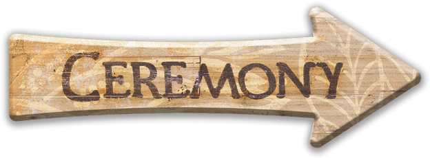 Directional Arrow With Customizable Phrase - Wood (730x730), Png Download