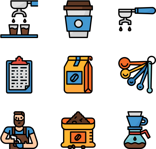 Coffee Shop - Barista Icon Png (600x564), Png Download