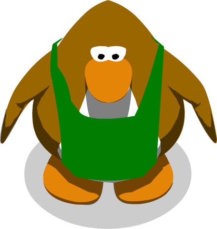 Barista Ingame - Lil Jeffy Club Penguin (445x471), Png Download