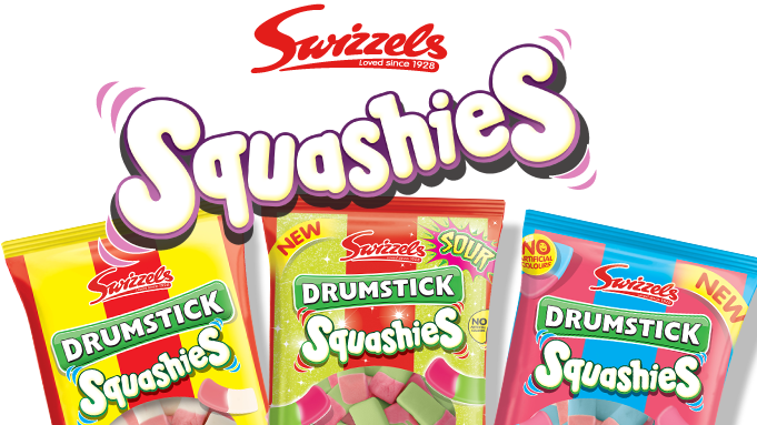 Now You Can Enjoy The Great Taste Of Drumstick Lollies - Swizzels Drumstick Squashies Bubblegum Flavour (680x400), Png Download