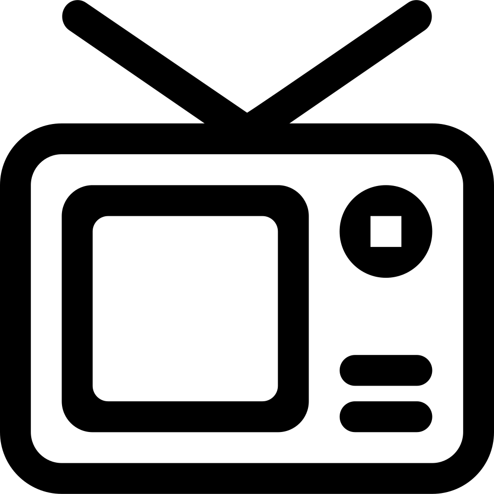 Png File - Fernsehen Icon (980x980), Png Download