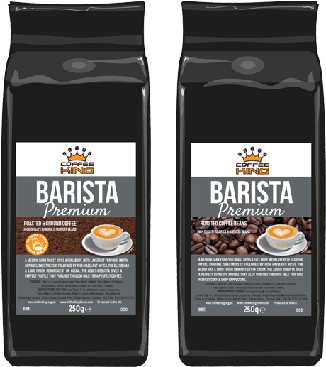 Coffee King Barista 250g - Cat (600x600), Png Download