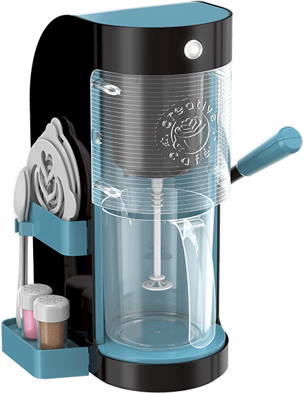 Creative Cafe Barista Bar (600x600), Png Download