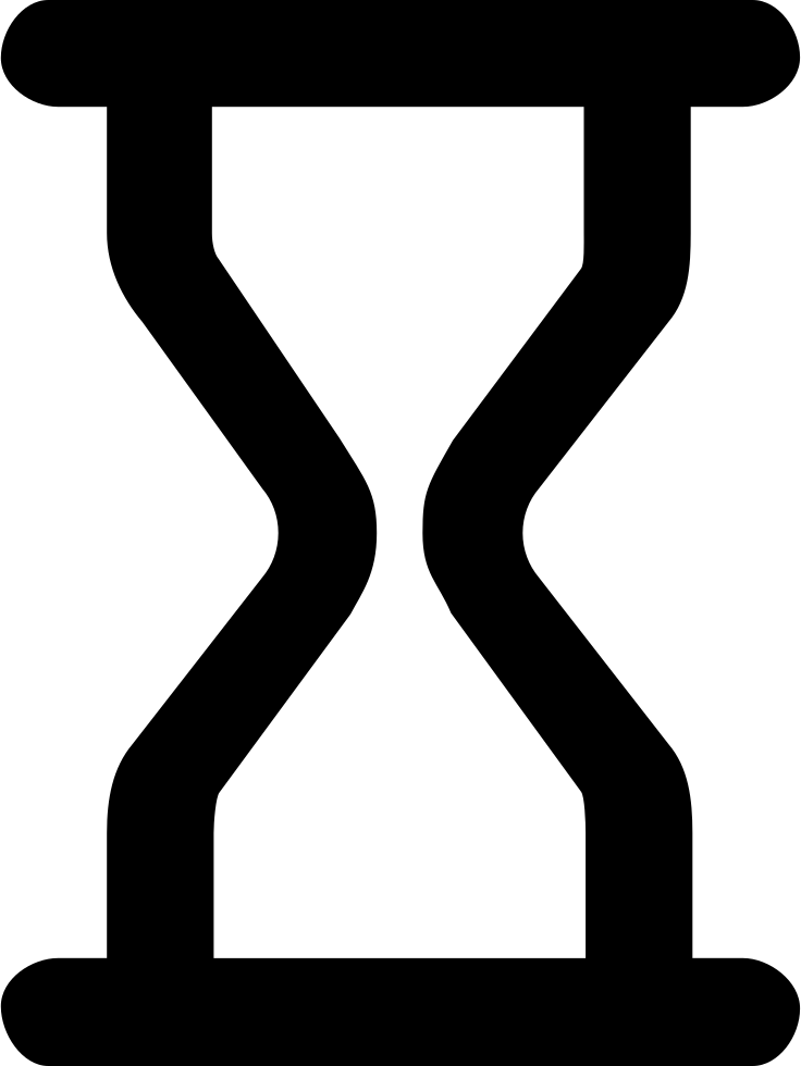 Hourglass Comments - Hourglass Icon Svg (736x980), Png Download