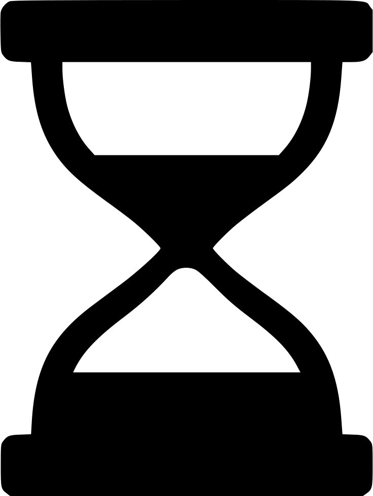 Hourglass Comments - Timer (736x980), Png Download