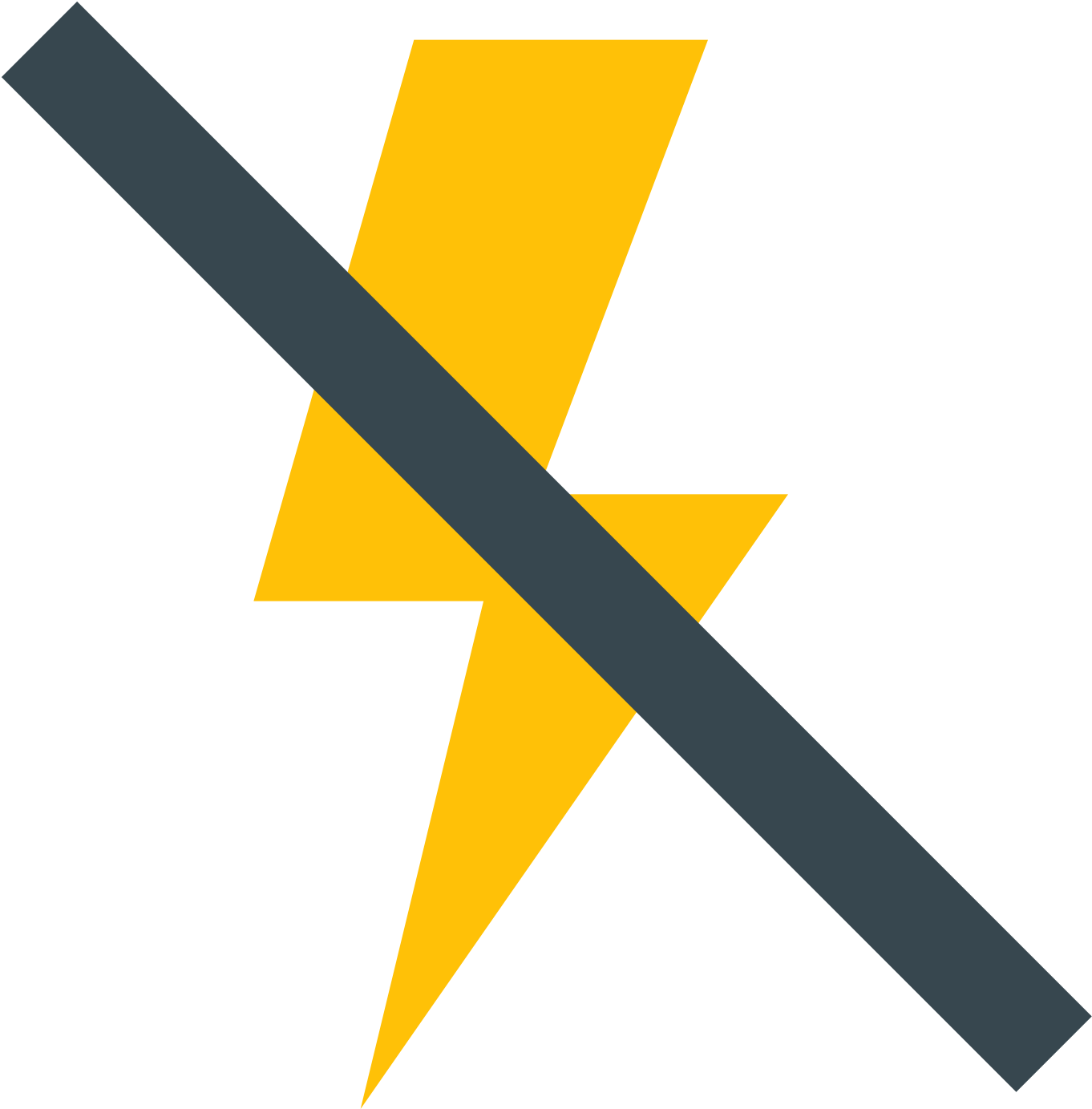 Flash Wyłączony Icon - Flash Off Icon Png (1600x1600), Png Download
