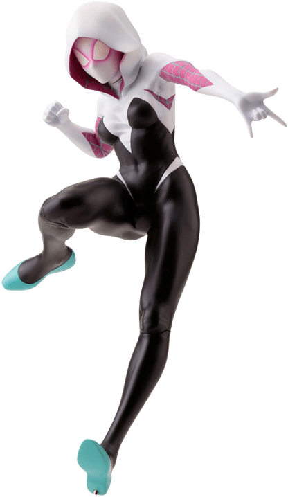 Spider-gwen Marvel Bishoujo Statue - Spider Gwen (415x800), Png Download