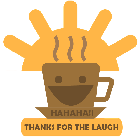 Haha - Coffee (618x618), Png Download