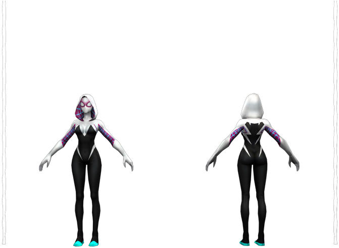 Download Zip Archive - Spider-gwen (750x650), Png Download