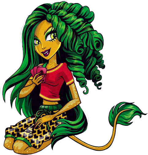 Jinafire Long Dead Tired - Monster High Dead Tired Jinafire (500x529), Png Download