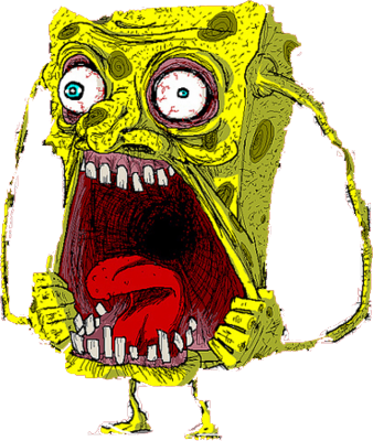 Butterfly Episode Spongebob - Evil Spongebob (338x400), Png Download