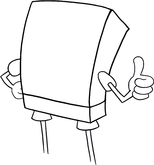How To Draw Spongebob - Drawing (678x600), Png Download