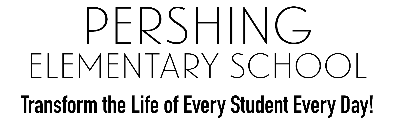 Pershing Elementary School St Louis Mo (1600x500), Png Download