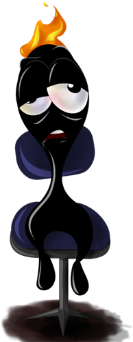 So Tired - Tired Animator (281x500), Png Download