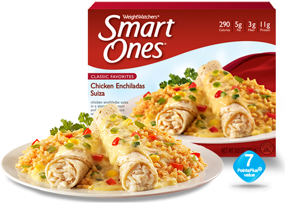 Weight Watchers® Smart Ones® Chicken Enchiladas Suiza - Weight Watchers Smart Ones Chicken Fettuccini - 9.25 (560x399), Png Download