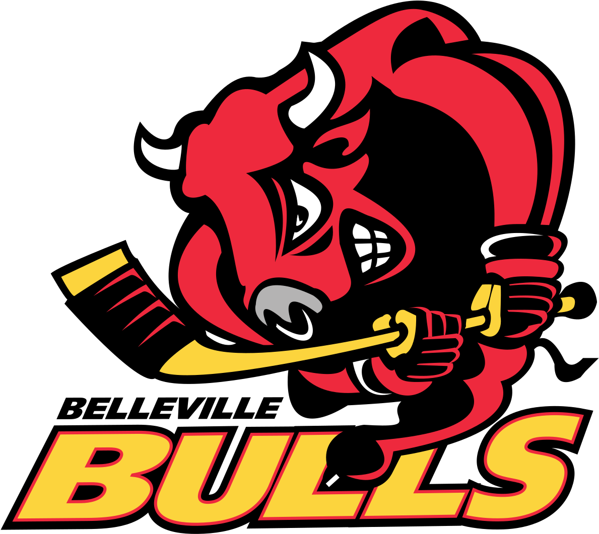 Belleville Bulls Logo (1200x1068), Png Download