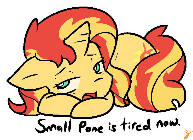 Zutcha, Safe, Simple Background, Solo, Sunset Shimmer, - Pony (739x534), Png Download
