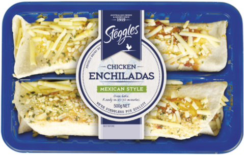Chicken Enchiladas Mexican Style - Steggles Enchilada (500x500), Png Download