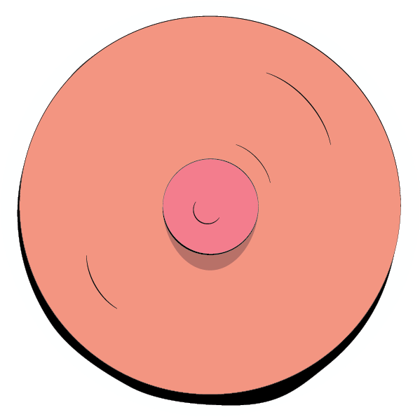 Basic Nipple - Circle (626x630), Png Download