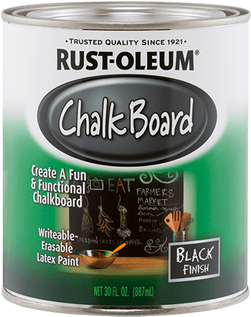 Rustoleum Chalk Board Paint - Rustoleum Black Chalk Paint (480x480), Png Download