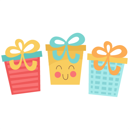 Cute Birthday Presents Svg Cutting Files Birthday Svg - Clip Art (432x432), Png Download