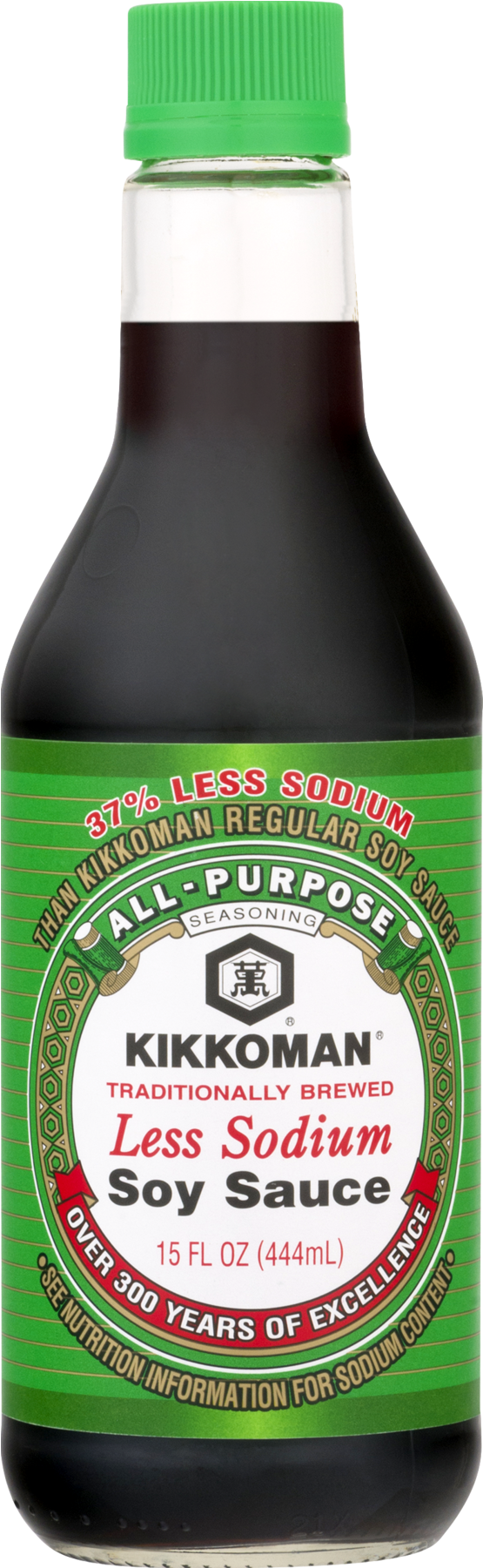Kikkoman Less Sodium Soy Sauce - 5 Fl Oz Bottle (1800x1800), Png Download