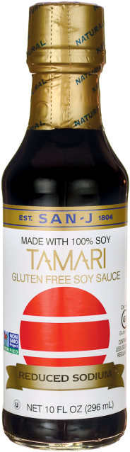 Stock Photo - San-j Tamari Soy Sauce - 10 Fl Oz Bottle (650x650), Png Download