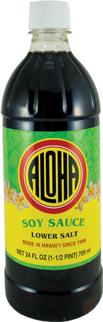 Aloha Soy Sauce Low Sodium - Aloha Shoyu Soy Sauce Original Blend, 24 Ounce (pack (640x640), Png Download