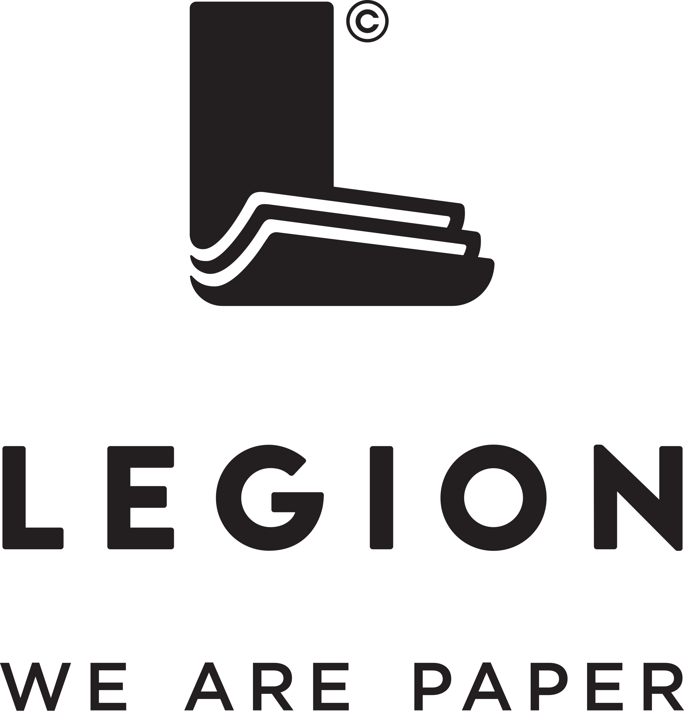 Legion Vertical K - Legion Paper Logo (2203x2290), Png Download
