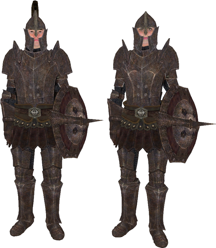 Legion Armor - Imperial Armor Oblivion Vs Skyrim (890x933), Png Download