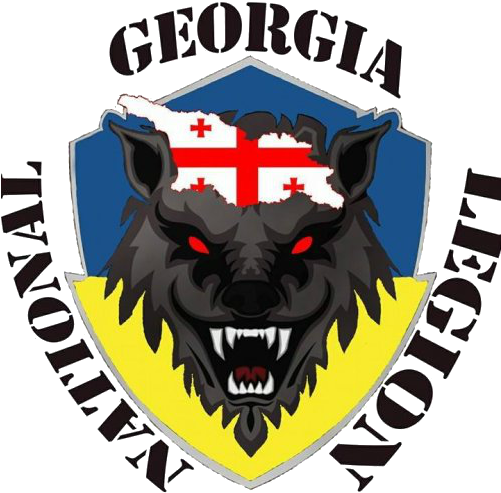 Georgia National Legion Ukr - Georgians (500x500), Png Download