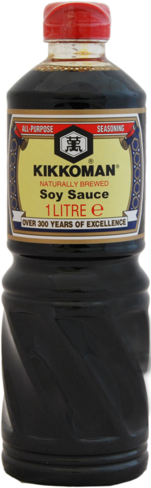 Kikkoman Soy Sauce - Kikkoman Naturally Brewed Soy Sauce (309x999), Png Download