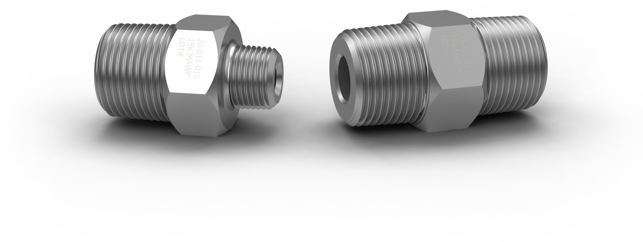 10-15k Hex Nipples - Bspp Hex Niplle High Pressure (2048x1024), Png Download