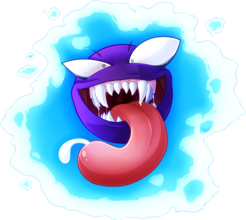 Shiny Gastly Pokédex - Gastly Png No Pokemon Shuffle (800x717), Png Download