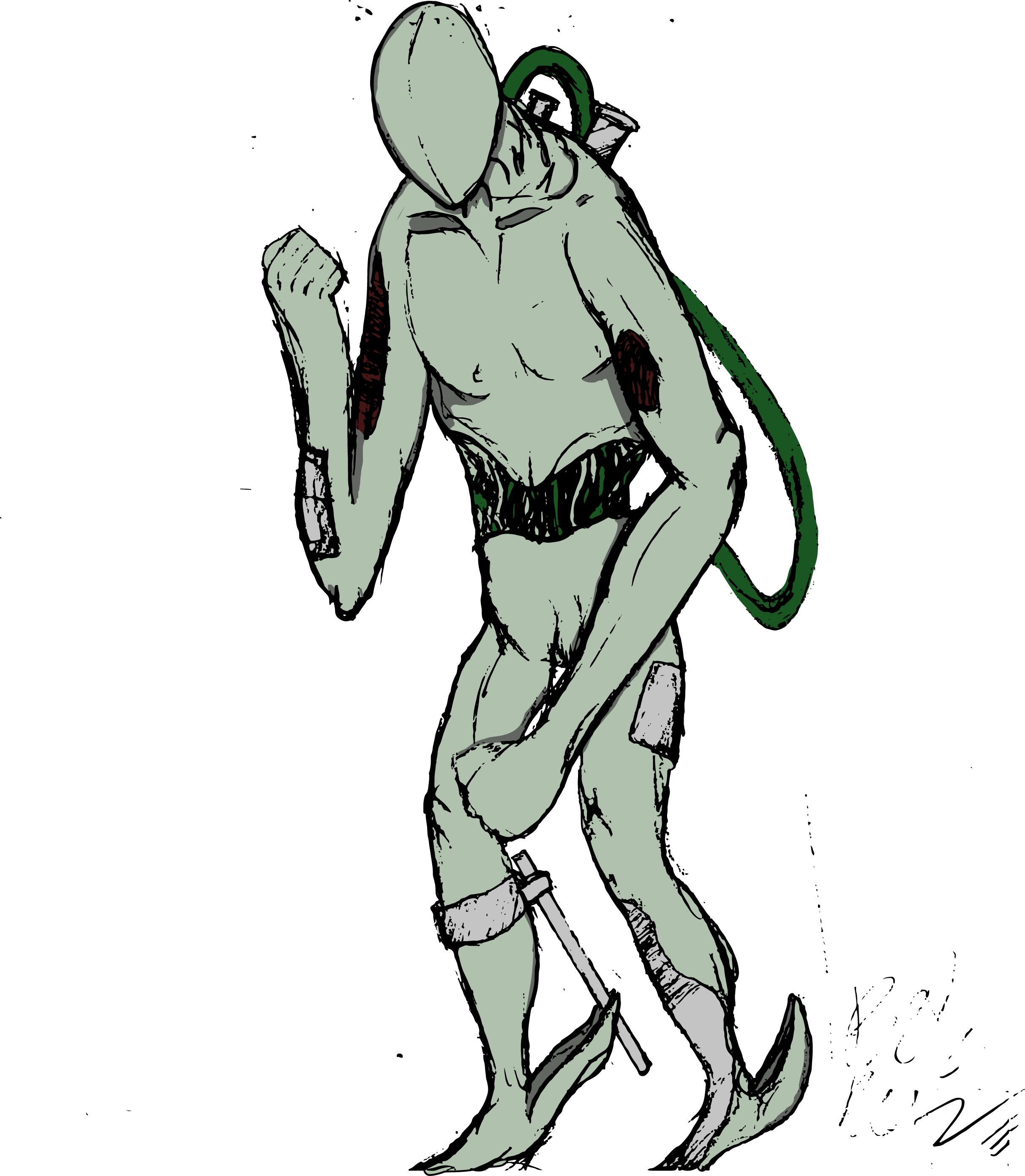 Made This Ealier Today - Cartoon (2426x2784), Png Download