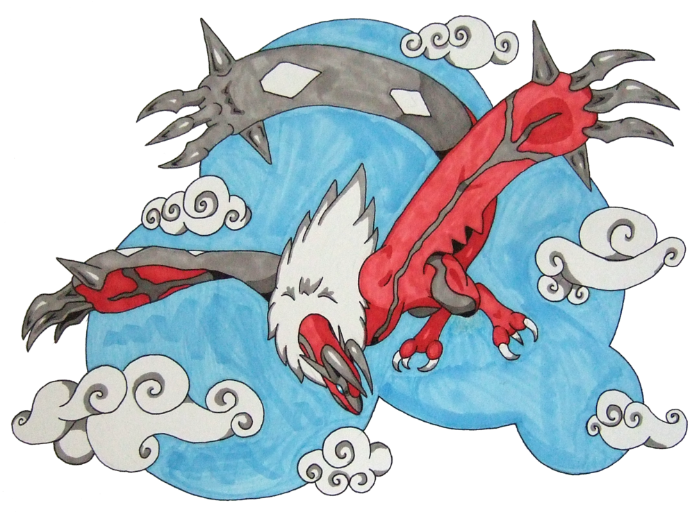 Legendary Pokemon Yveltal - Pokemon Y Mascot (1024x748), Png Download
