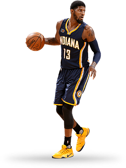 Paul George Indiana - Paul George No Background (440x700), Png Download