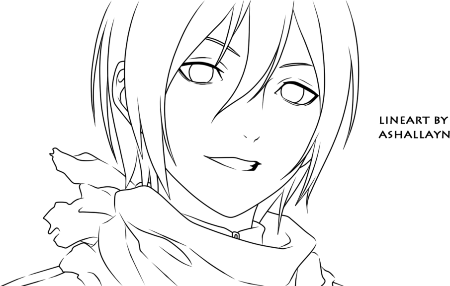 Yato Drawing Easy - Noragami Coloring Pages (1024x575), Png Download