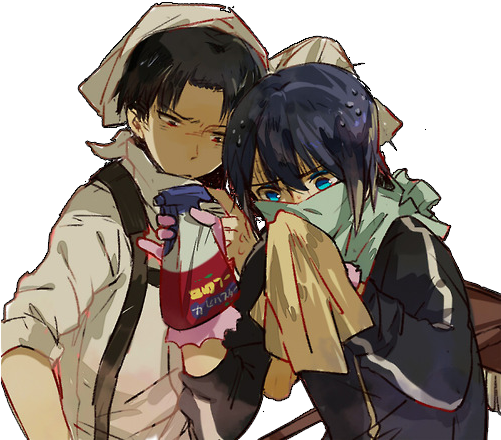 Crossover Levi Transparent Yato Snk Shingeki No Kyojin - Attack On Titan X Noragami (500x500), Png Download