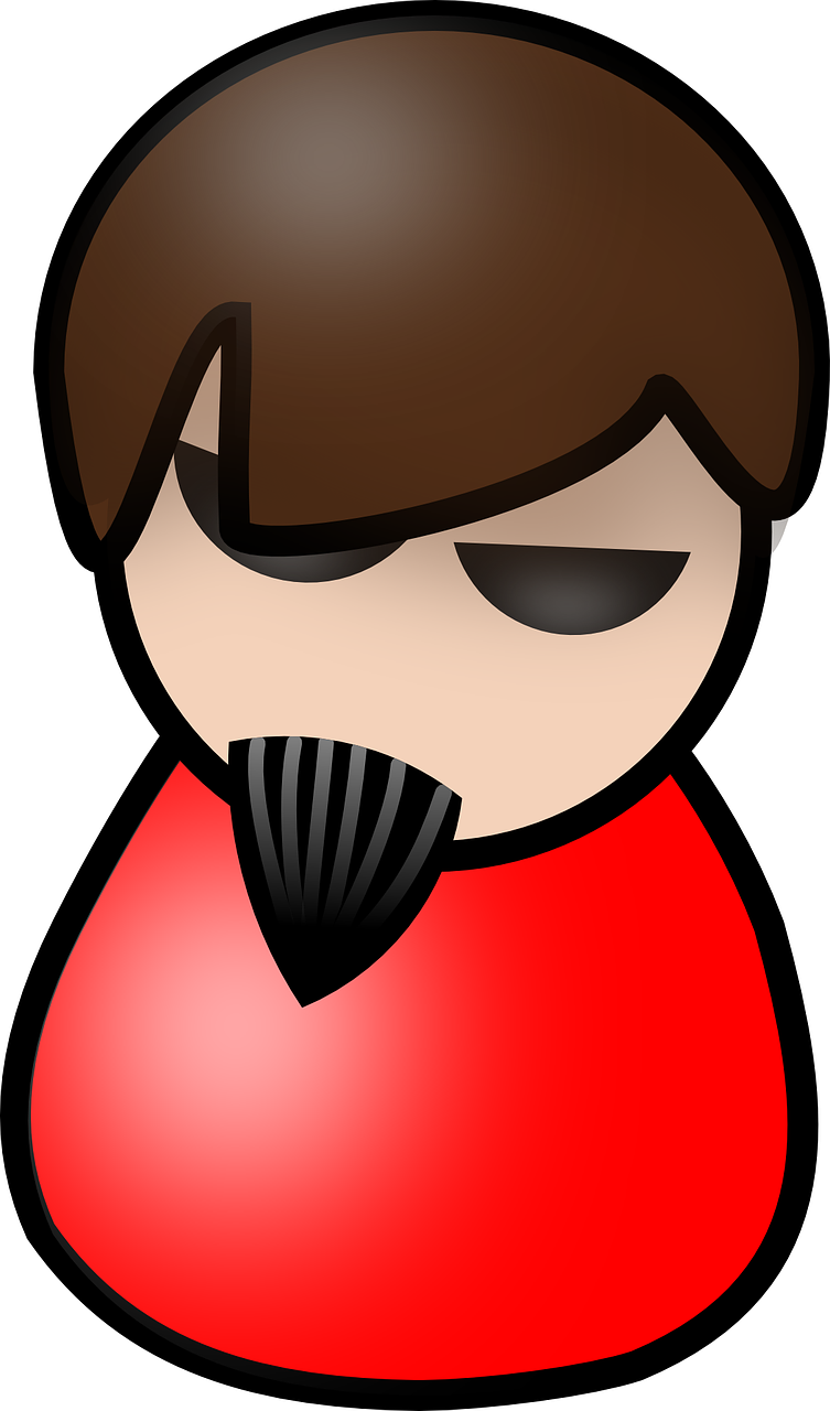 Avatar With Beard Svg Clip Arts 348 X 591 Px (348x591), Png Download