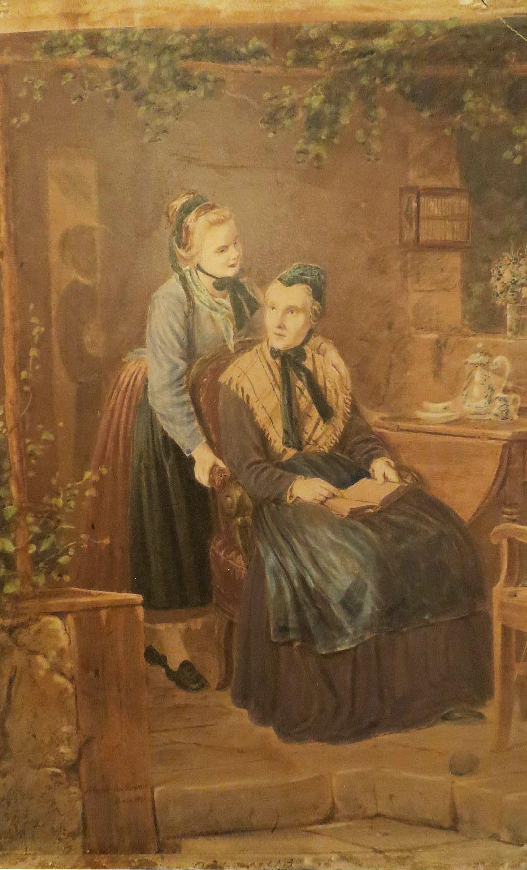 Original Watercolor Signed Meyer Von Bremen - Watercolor Painting (1782x1782), Png Download