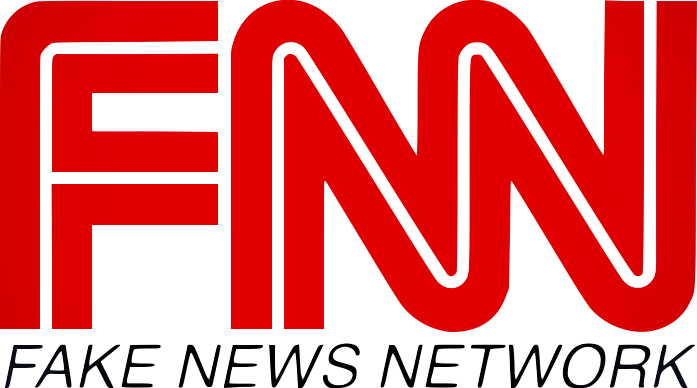Fake News - Cnn Fake News Logo (697x388), Png Download