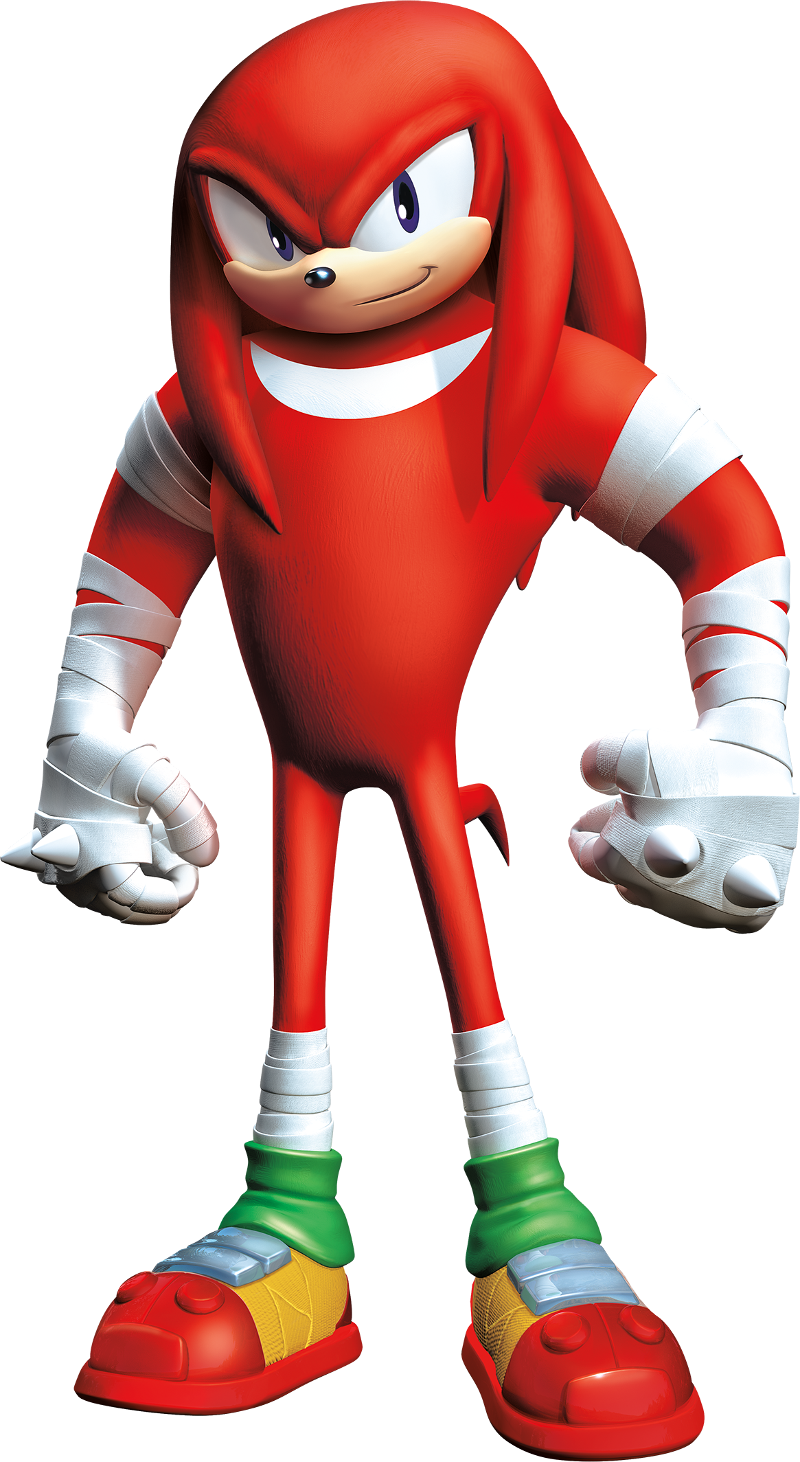 Knuckles In Sonic Boom - Sonic Boom Knuckles (1165x2128), Png Download