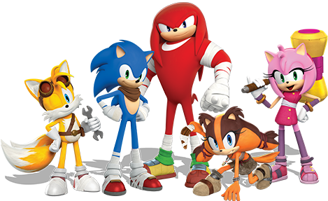 Celebrate 25 Years Of Sonic, With Your Favourite Sonic - Sonic Boom Fire & Ice Png (500x453), Png Download