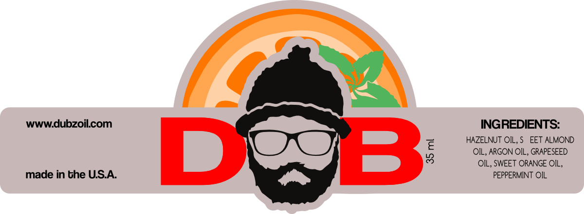 Dub Beard Oil, Orange Mint (1200x441), Png Download